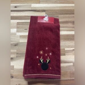 Disney Mickey Mouse hand towel holiday NWT